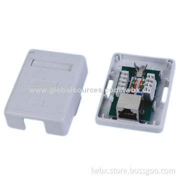 Cat.5e FTP Rj45 Surface Jack 1 Port